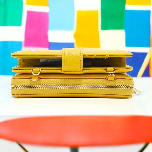 🆕️ Nicole Lee USA Phone Zipper Double Wallet Shoulder Strap Wristlet Crossbody - Picture 8 of 17